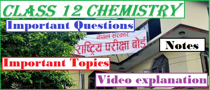 NEB chemistry class 12