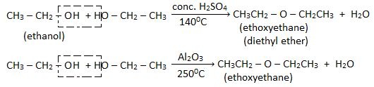 preparation of ether from alcohol