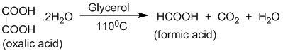 Laboratory preparation of anhydrous formic acid