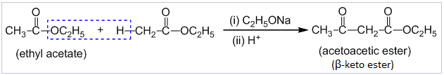 Claisen condensation reaction
